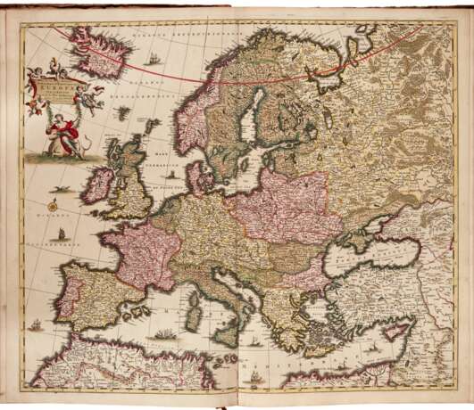 Atlas Minor, Amsterdam, [c.1688-1750], 18th century boards - Foto 3