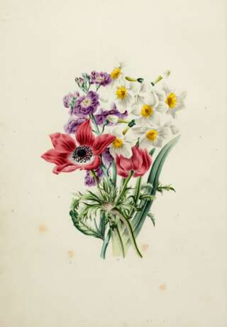 Flora's Gems, London, [before 1837], brown cloth gilt rebacked - photo 1