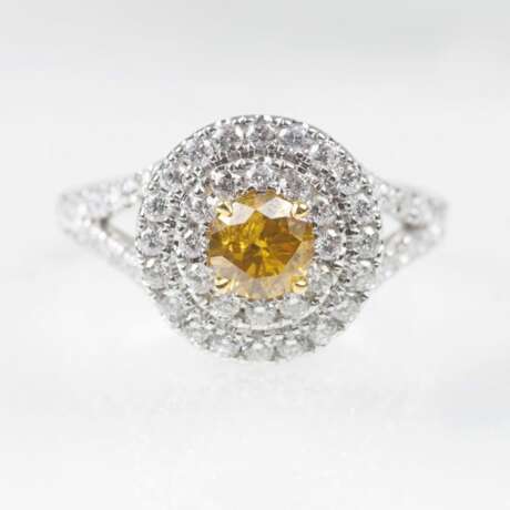 Fancy-Diamant-Brillant-Ring - photo 2