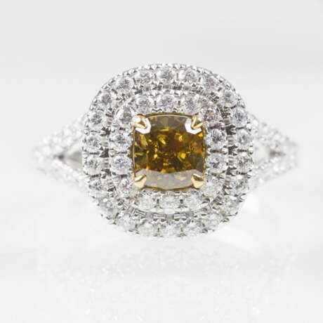 Fancy-Diamant-Brillant-Ring - photo 2