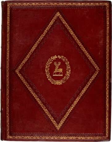 A new work of animals, London, 1811, contemporary red morocco gilt by Thomas Gosden - Foto 2