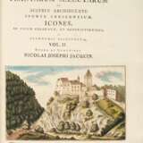 Florae austriacae, Vienna, 1773–78, 5 vols, contemporary half russia - фото 1