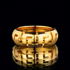 Gianni Versace. Herren-Ring 'Creek'.