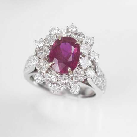 Rubin-Diamant-Brillant-Ring - photo 1