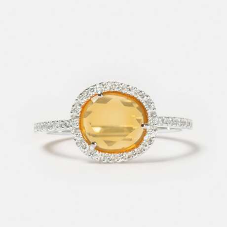 Pomellato. Feueropal-Diamant-Ring 'Colpo di Fulmine'. - Foto 1