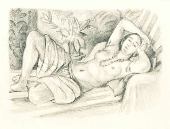 Henri Matisse (Le Cateau 1869 - Nizza 1954). Odalisque au Magnolia. - фото 1