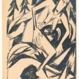 Natalia Goncharova (Ladyzhino 1881 - Paris 1962). Illustration aus Aleksei Kruchenykhs Les Ermites, 'Einsiedler und Einsiedlerinnen, Zwei Gedichte'. - Foto 1