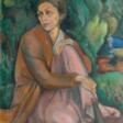 Alexandra Povòrina (St. Petersburg 1885 - Berlin 1963). Dame im Park. - Auktionsarchiv