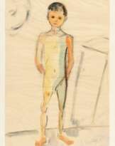 Gabriele Daube (Hamburg 1901 - Hamburg 1988). Stehender Knabe.