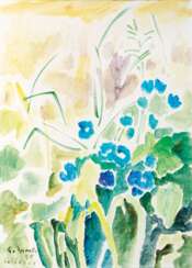 Siegward Sprotte (Potsdam 1913 - Kampen/Sylt 2004). Blaue Blumenpracht.