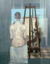 Rolf Gith (Hamburg 1950). Im Atelier.