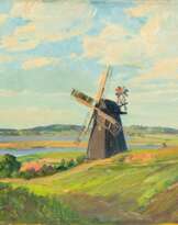 Fritz Discher (Landsberg/Warthe 1880 - Kochel am See 1983). Mühle bei Gager auf Rügen.
