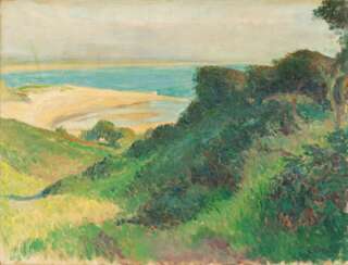 Ernst Eitner (Hamburg 1867 - Hamburg 1955). Steilküste auf Hiddensee.