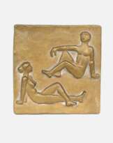 Fritz Fleer (Berlin 1921 - Hamburg 1997). Kleines figürliches Relief.