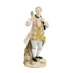 Michel Victor Acier (Versailles 1736 - Dresden 1799). Kavalier mit Rose.