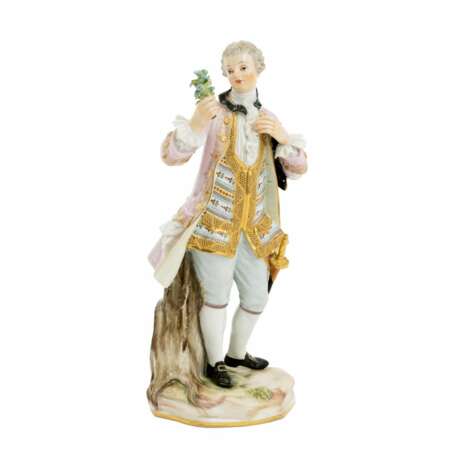 Michel Victor Acier (Versailles 1736 - Dresden 1799). Kavalier mit Rose. - фото 1
