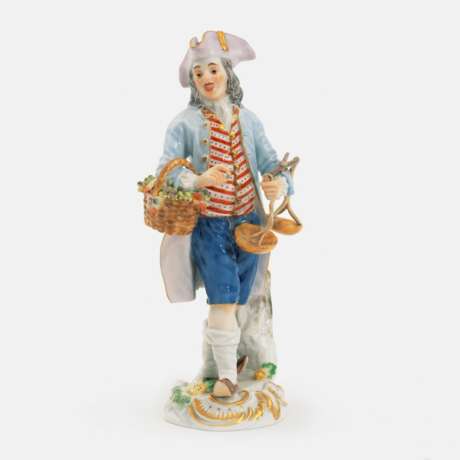 Peter Reinicke (Danzig 1711 - Meissen 1768). Traubenhändler aus der Serie 'Paris Ausrufer'. - photo 1