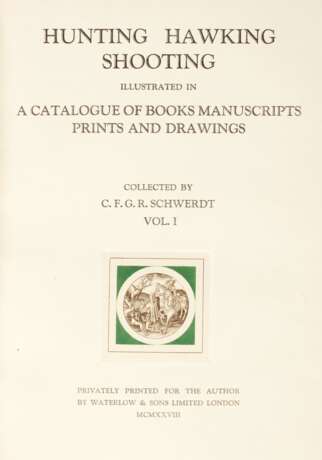 Hunting, Hawking, Shooting, 1928, 1937, 4 volumes - фото 1