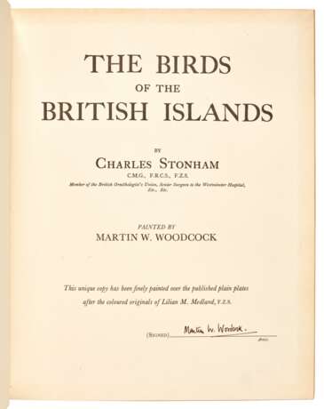 The Birds of the British Islands, 1906-1911, 5 vols, plates finely hand-coloured by M. Woodcock - фото 4