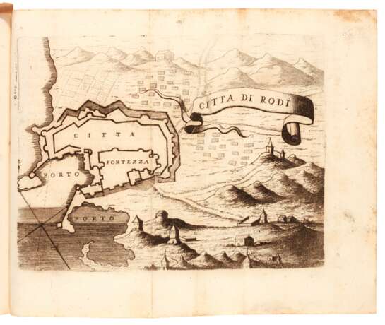 Isola di Rodi geografica-storica, antica, e moderna, Venice, 1688 - Foto 2
