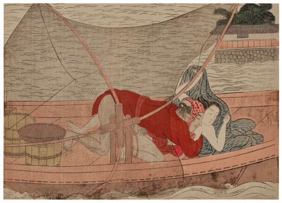 ATTRIBUTED TO SUZUKI HARUNOBU (1725-1770) - Foto 1