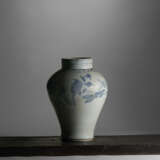 A BLUE AND WHITE PORCELAIN JAR WITH BUTTERFLY - photo 8