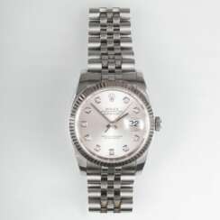 Herren-Armbanduhr mit Diamanten 'Oyster Perpetual Date Just'