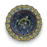 A FRENCH PALISSY STYLE EARTHENWARE CIRCULAR DISH - photo 1