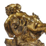 A GILT-BRONZE FIGURE OF A PUTTO ON A DOLPHIN - photo 5