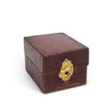 A LOUIS XV ORMOLU-MOUNTED GILT-TOOLED AND RED LEATHER SMALL BOX - photo 1