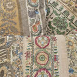 A SET OF FIVE FRENCH SILK, POLYCHROME AND METALLIC EMBROIDERED CUSHIONS - photo 3