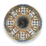 A FRENCH PALISSY-STYLE EARTHENWARE PIERCED DISH - фото 1