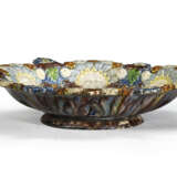 A FRENCH POST-PALISSY EARTHENWARE SHALLOW BOWL - фото 2