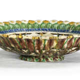 A FRENCH POST-PALISSY EARTHENWARE PIERCED FOOTED DISH - photo 3