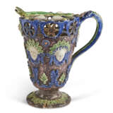 A FRENCH PALISSY-STYLE EARTHENWARE PUZZLE-JUG - photo 4