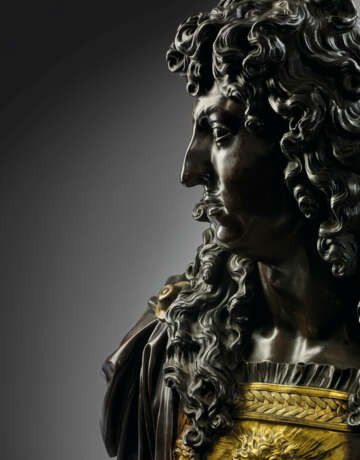 TWO PARCEL-GILT BRONZE BUSTS OF LOUIS XIV AND THE GRAND COND&#201; - photo 6