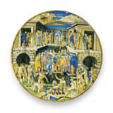 A LARGE DUCHY OF URBINO MAIOLICA DATED ISTORIATO CHARGER - Foto 1