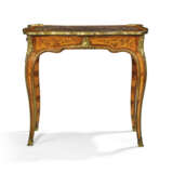 A LOUIS XV ORMOLU-MOUNTED SATINWOOD, TULIPWOOD AND KINGWOOD BOIS DE BOUT MARQUETRY WRITING TABLE - фото 8