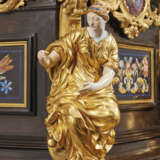 A MONUMENTAL ORMOLU-MOUNTED HARDSTONE CABINET ON STAND - фото 11