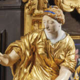 A MONUMENTAL ORMOLU-MOUNTED HARDSTONE CABINET ON STAND - фото 12