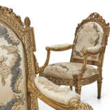A PAIR OF LATE LOUIS XV GILT WALNUT AND WHITE-PAINTED FAUTEUILS - photo 5