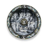 A CIRCULAR LIMOGES ENAMEL CHARGER - photo 1
