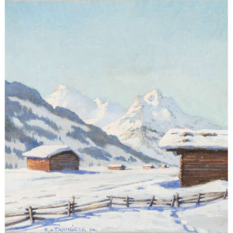 TARNOCZY, EUGEN AUGUST VON (1886-1978) - Schneelandschaft. - фото 2