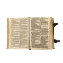 Großformatige Lutherbibel, Anfang 18. Jahrhundert -