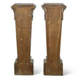 A PAIR OF FRENCH OAK AND PARCEL-EBONIZED PEDESTALS - photo 3