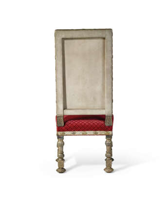 A PAIR OF FRENCH SILVER AND BEECHWOOD SIDE CHAIRS - photo 3