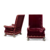 A PAIR OF FRENCH SILVER AND BEECHWOOD ARMCHAIRS - фото 2