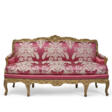 A LOUIS XV GILT-BEECHWOOD CANAPE - Prix ​​des enchères