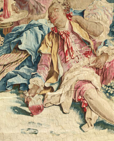 A LOUIS XV BEAUVAIS PASTORAL TAPESTRY - photo 3