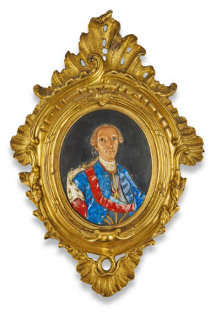 A PIETRA DURA PORTRAIT OF KING CHARLES III OF SPAIN (1716-1788) - Foto 1